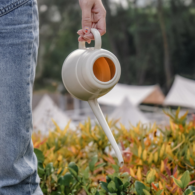 NAKAYA Japan imported long mouth watering kettle for watering flowers plastic gardening tools green plant potted spray kettle