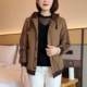 Middle-aged mothers wear thickened hooded large-size cotton jacket for winter middle-aged and elderly people to reduce age and make them look slim and short jacket
