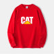 CAT Excavator Carter Logo Machinery Heavy Industry Cultural Sweater Round Neck Large Size Clothes Pullover Men's and Women's Tops