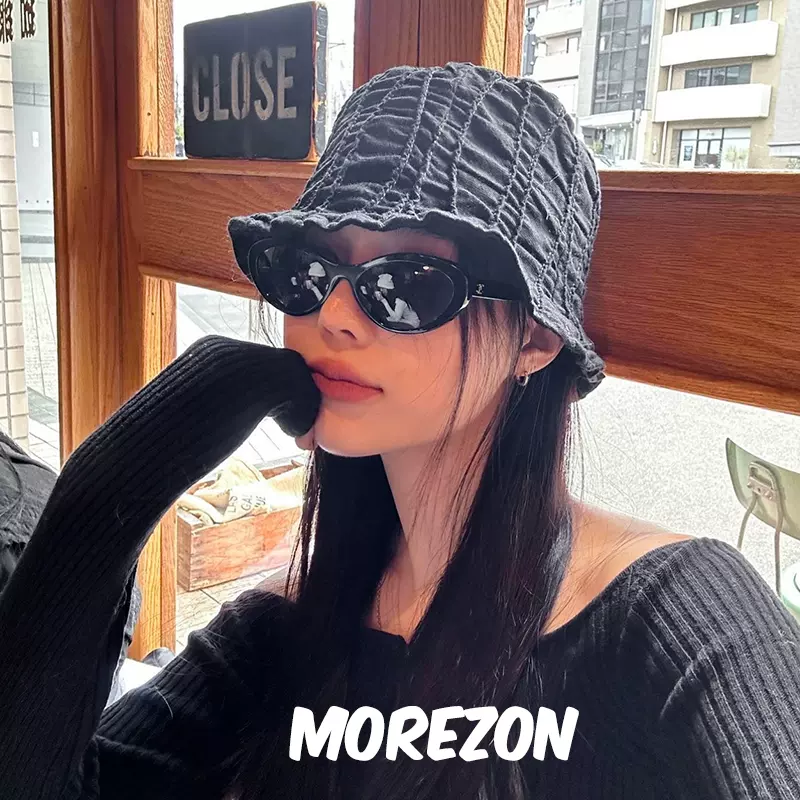 MOREZON【AWESOME NEEDS WAVY LAMPSHADE HAT】设计师灯罩渔夫帽- Taobao