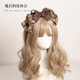 Plaid broken hair headband retro French Hong Kong style versatile going out bow hairpin internet celebrity 2022 new style