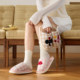 
Sanli Antibacterial Warm Slippers Autumn and Winter New Cotton Slippers for Men and Women Home Non-Slip Cotton Slippers for Adults