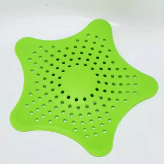 Starfish floor drain suction cup kitchen pool deodorant sewer anti-blocking bathroom mat sink drain plug filter