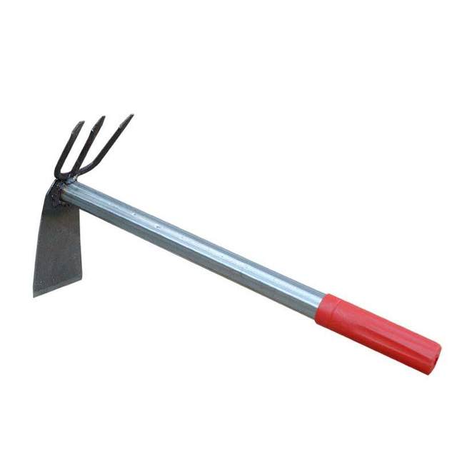 Multifunctional gardening and flowering household hoe, outdoor stainless steel digging and weeding tool, gardening hoe
