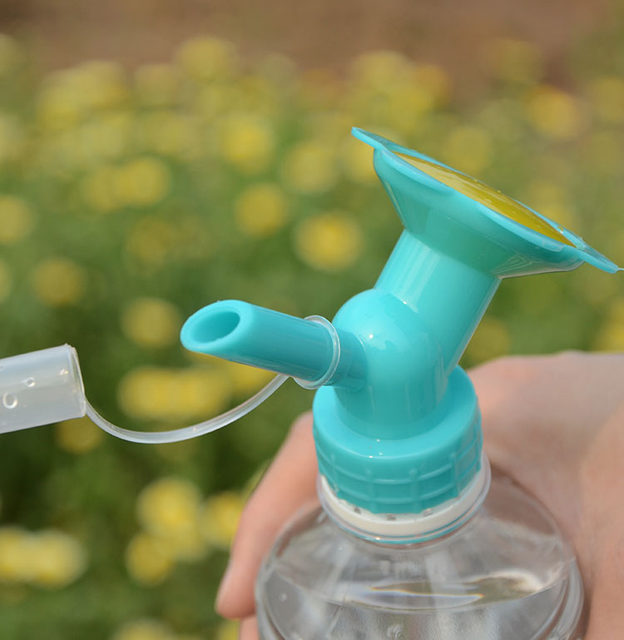 Watering flower nozzle head can be used for cola bottle beverage bottle sprinkler to replace the watering pot accessories Sun flower spray head
