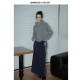 Unnnsad Blokette Boilet Skirt College Sports Casual Knitting Twita Blown Blind Color Skirt
