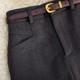Mao Wa suit half -body skirt female 2024 autumn and winter new high -waisted anti -light A -line skirt shows thin bottom bag hip skirt
