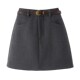 Mao Wa suit half -body skirt female 2024 autumn and winter new high -waisted anti -light A -line skirt shows thin bottom bag hip skirt
