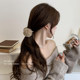 Maillard cute fur ball hairpin for women autumn and winter plush hairpin hair catcher high-end hairpin hairpin