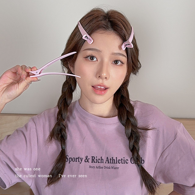 3 pieces ~ fluffy hair clips for women with hair roots, hair clips, bangs fixing clips, hair clips, traceless duckbill clips, one-word clips