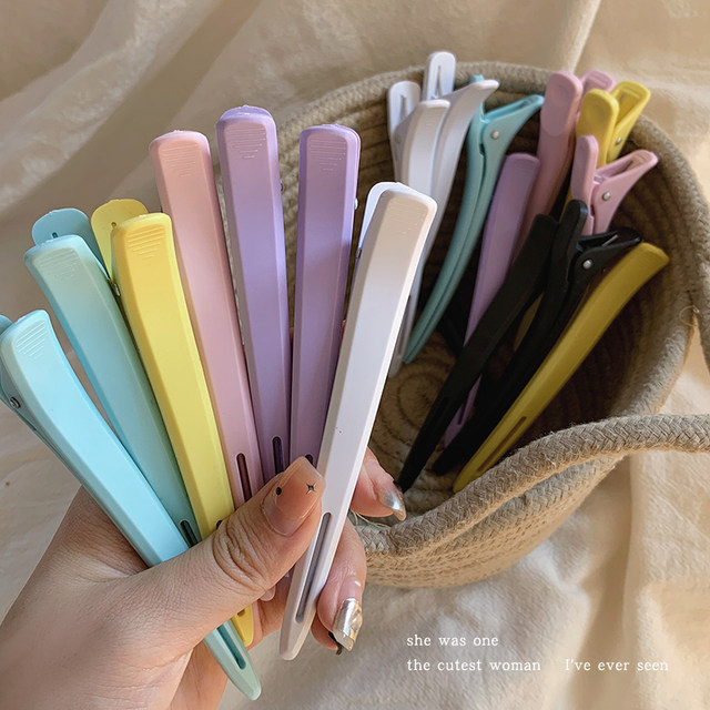 3 pieces ~ fluffy hair clips for women with hair roots, hair clips, bangs fixing clips, hair clips, traceless duckbill clips, one-word clips