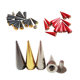 Copper bullet spike series DIY metal rivet pet collar non-mainstream punk rivet jewelry accessories