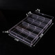 Transparent acrylic multi-grid storage display jewelry box loose bead accessories Buddha beads bracelet bracelet storage box box