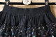 Summer high waist, thin waist, all -round skirt dancing big puffed skirt, multi -layer sequin cake short skirt, lady