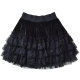 Golden velvet panton skirt women's autumn and winter high waist thin, multi -layer cake skirt, lace edge net yarn A -line skirt