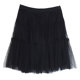 High-waisted short skirt for women in spring and summer new mesh skirt versatile skirt pleated fluffy cake skirt anti-exposure pants skirt