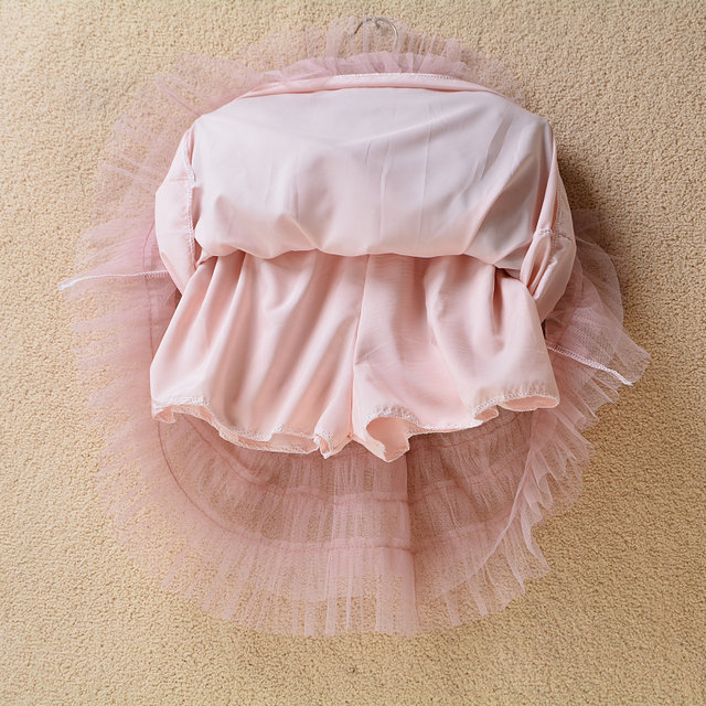 High -waisted mesh skirt female little man A -line skirt in summer puffy yarn skirt multi -layered pleated sweet cake skirt

