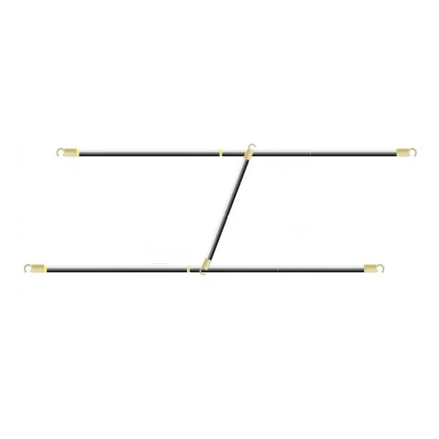 Retractable mosquito net fan cross bar dormitory bed curtain household small ceiling fan rod micro electric fan hanging rod bracket