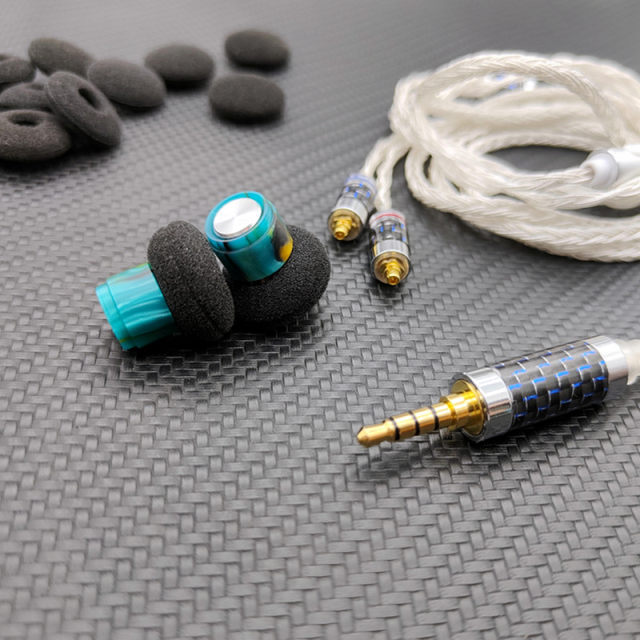 DIY custom flat -headed small size magnetic sports Bluetooth wireless HiFi wired headphones human audio earplug
