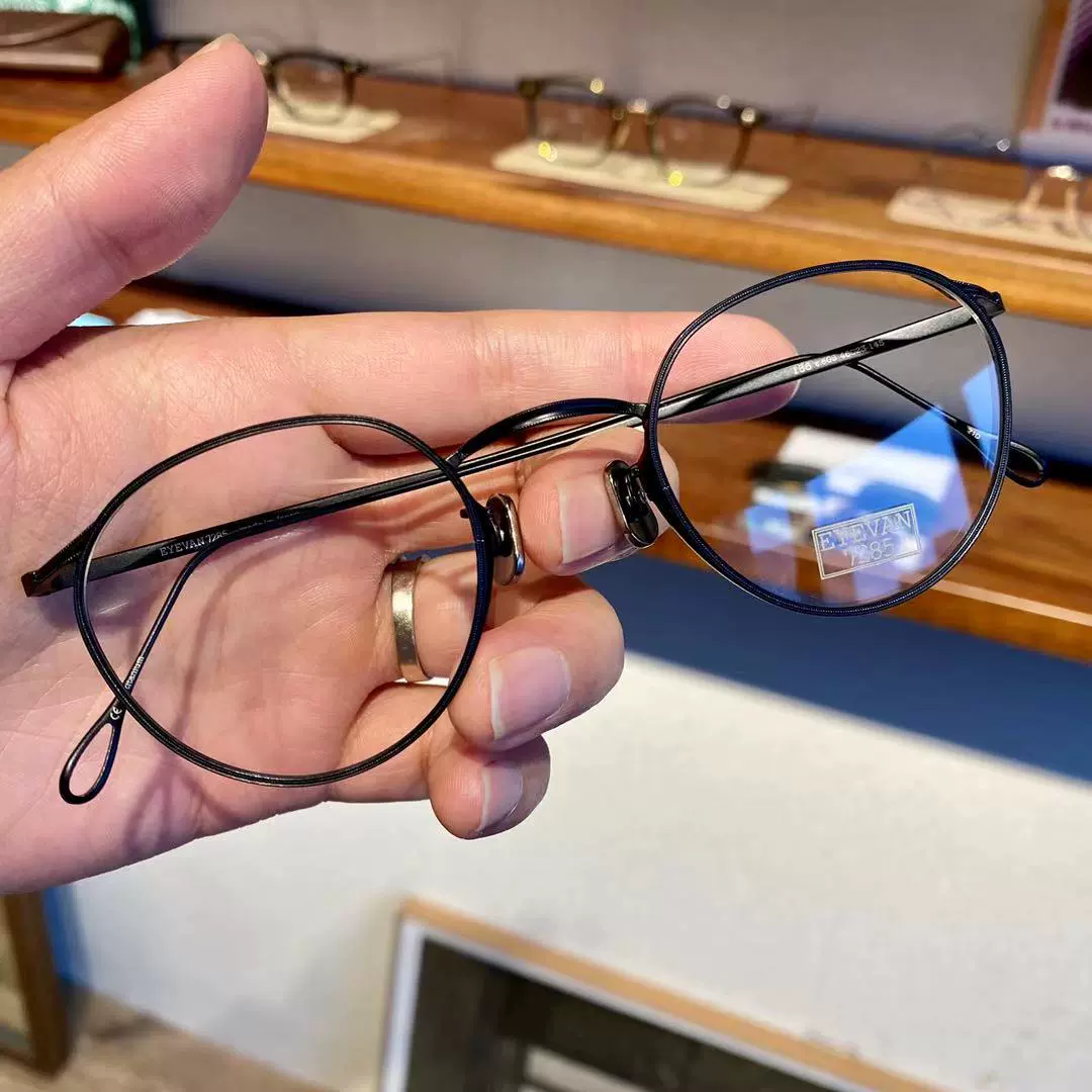 正視堂眼鏡 Eyevan7285 156純鈦復古手造眼鏡鏡架