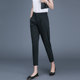 White pants for women's spring and summer 2025 new Harlan cropped pants loose and versatile to make them look slim and carrot casual pants
