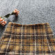 Mao woolen plaid skirt female autumn and winter retro plaid skirt A sub -skirt high -waisted hip straight skirt one -step skirt