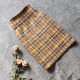 Mao woolen plaid skirt female autumn and winter retro plaid skirt A sub -skirt high -waisted hip straight skirt one -step skirt
