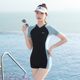 
Women's 2025 new pure and beautiful swimming pool sports special one-piece flat corners covering belly to make them look slimming hot spring swimsuit