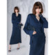 COCOBELLA heavy industry pleated satin elegant stand collar shirt for women new Chinese style two-wear Chinese style shirt SR0045