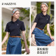Hazzys Polo shirt for women 2025 summer new solid color casual short-sleeved T-shirt fashion lapel top