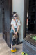 
2025 new fashion casual sports denim splicing irregular gauze skirt with personality versatile lady skirt making it look slim