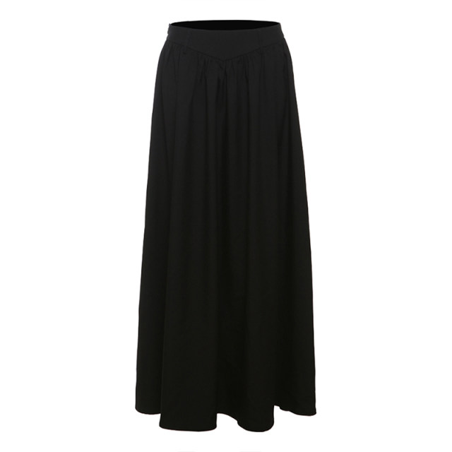 # SISJULY# Cold and fashionable it girl loose versatile skirt female dangling feeling big suits long skirt
