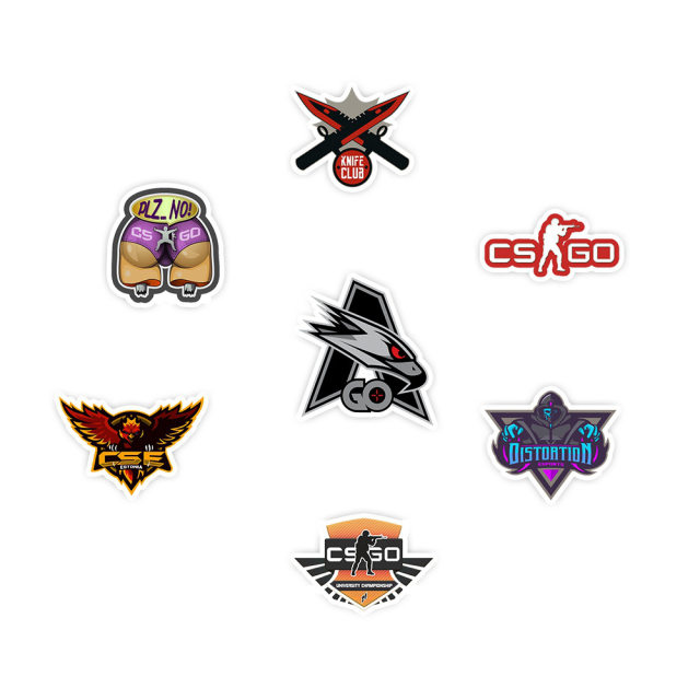 50 Counter-Strike CSGO Notebook iPad Computer Luggage Scooter Guitar ...
