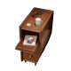 Solid wood bedside table full -solid wood small 30 cm narrow cabinet home bedroom 20 cm bedside ultra -narrow pinch cabinet