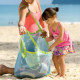 Extra large capacity mesh bag beach bag children's water play toy storage bag outdoor sand digging tool mesh bag swimming backpack