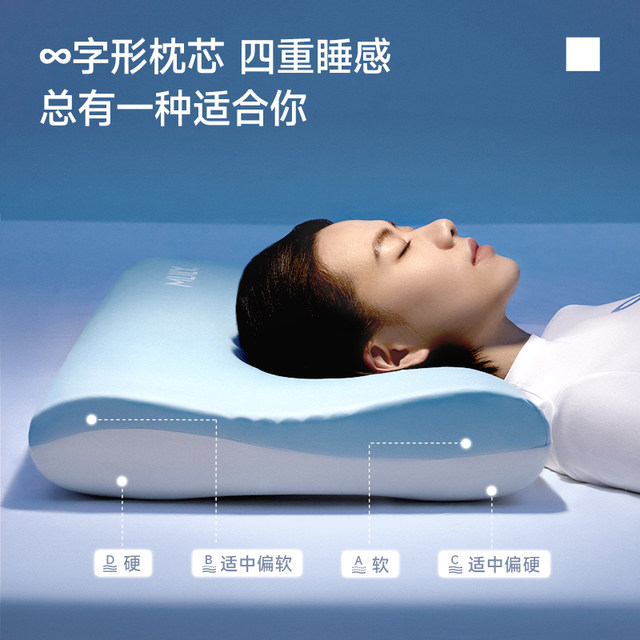 Dream Lily 0 Pressure Deep Sleeping Pillow Pro Slow Resilience Memory Foam Pillow Pro Cervical Spinal Pro Sleeping Adult Pillow Core Men and Women