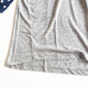 E5-1 autumn women's foreign trade chiffon polka dot printed top loose round neck casual pocket 7-quarter sleeve T-shirt
