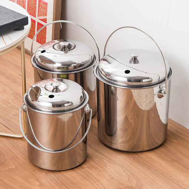 Tea bucket tea residue stainless steel high -end waste bucket tea ...