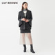Lily Brown Autumn and Winter Sweet Straight Tube Gauze Skin Skin Skirt LWFS234160