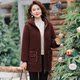 Mother's winter clothing, style, velvet and thickened cotton coat, middle-aged women's lamb velvet cotton-padded jacket, middle-aged and elderly autumn and winter warm coat