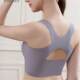 Large size sports underwear wide shoulder straps without steel rings large cup vest bra big breasts small cross straps anti-sliding shoulder straps