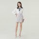 PRICH shopping mall's same skirt new autumn and winter new plaid commuting small fragrance high waist A-line short skirt