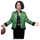 Chinese style national style retro plate buckle plus cotton thickened stand collar Tang suit cotton coat jacket winter new warm cotton jacket top
