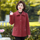 Mom's autumn and winter mink velvet coat for women 2023 new style fashionable woolen coat for middle-aged and elderly people short style