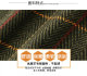 Retro plaid thickened woolen fishtail skirt winter long plaid skirt slit ruffle edge hip long skirt women