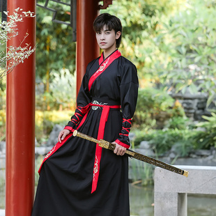 她及其他 原创正版汉服男黑色系古风