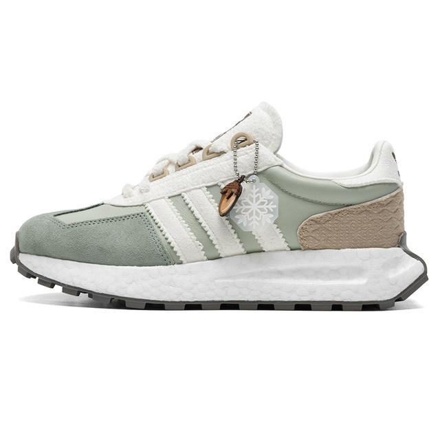 Adidas Clover Casual Shoes for Women's Summer New Retro Sneakers BOOST Jogging Shoes IF3885