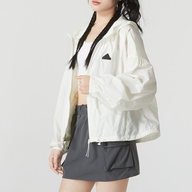 
Adidas sunscreen jacket women's 2025 spring new official flagship store sportswear upf50+ jacket