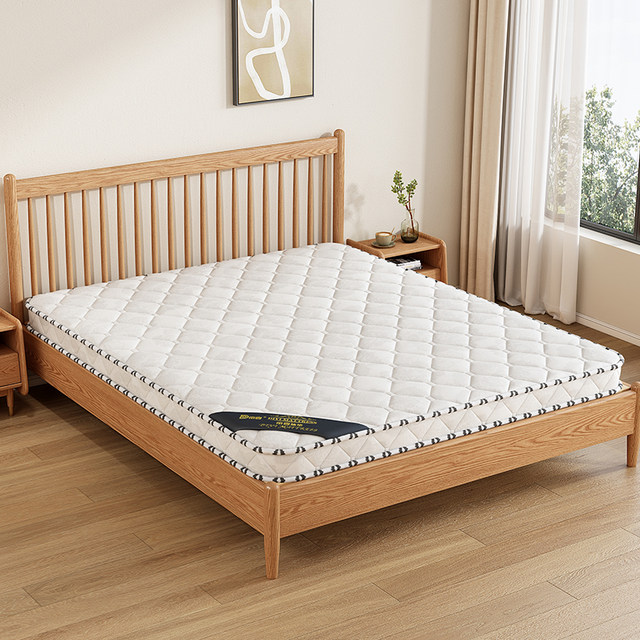 Natural pure coconut palm mattress hard cushion slightly hard spine waist protection environmentally friendly home rental special hard palm thin mattress