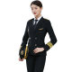Pilot Set Captain Aviation Uniform Female Airlines Professional Suit Fittings Sales Hotel front desk work clothes
